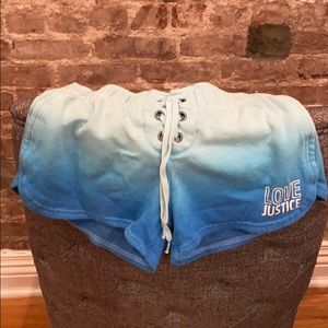 Blue shorts